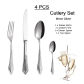 4PCS - Silver
