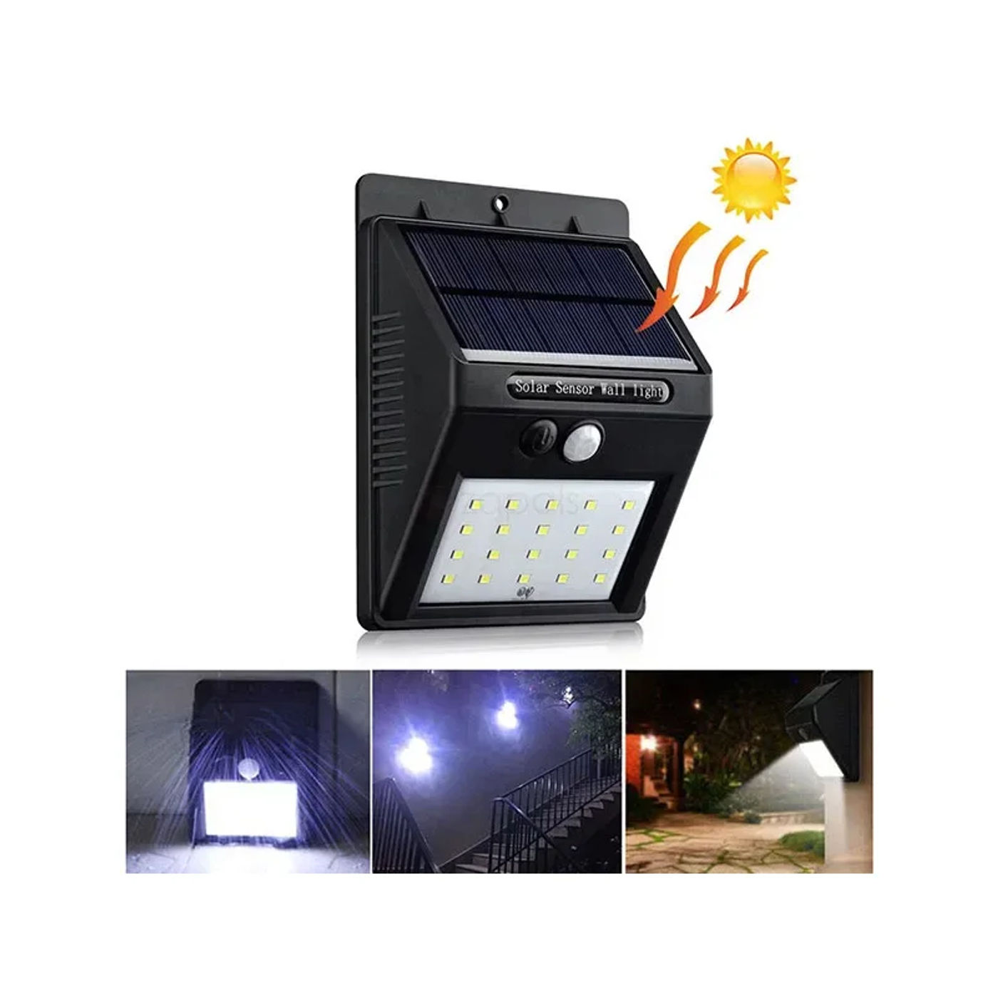 Description Picture 6 of itemOutdoor Solar Wall Lamp LED Lighting Solar Lights IP66 Waterproof Motion Sensing Garden Villa Doorway Lighting Night Lamp