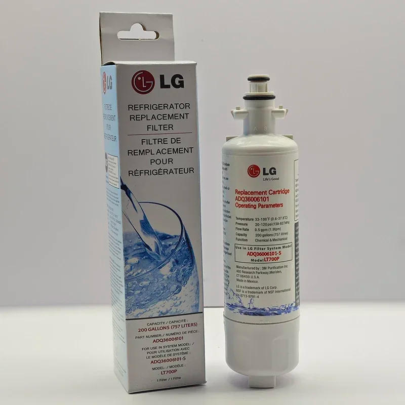 Description Picture 6 of itemLong Lasting LG LT700P Fridge Water Filter Replacement Compatible with LFXS30766S ADQ36006101 Kenmore