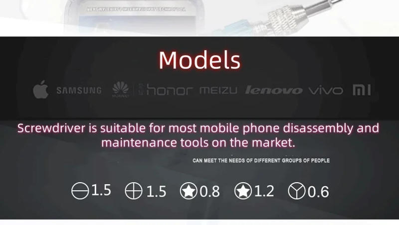 Description Picture 3 of itemBrand-new High-quality Screwdriver 5 In 1 Screwdriver Hand Tools for Mobile Watch Phone Opening Repair Tool Household Repairing