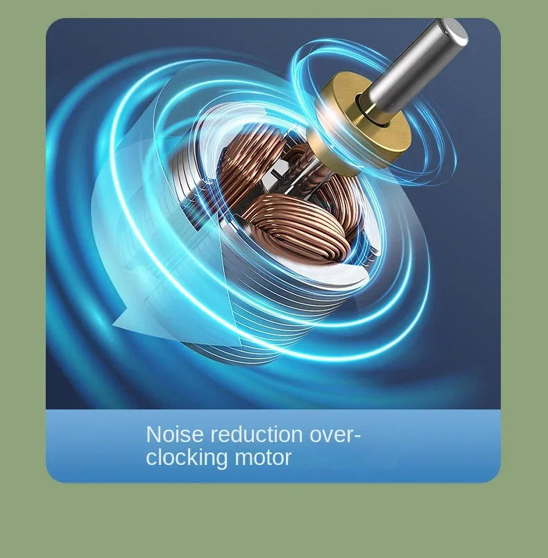 Description Picture 6 of itemCooling Electric Fan 3 Wind Speed Portable Pocket Fan For Travel Indoor Outdoor Usb Desktop Rechargeable Handheld Fan with Hook