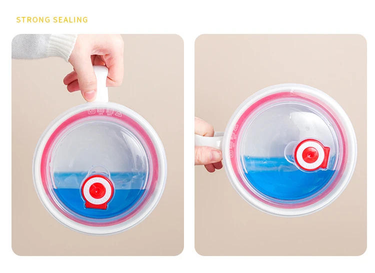 Description Picture 3 of itemLarge Capacity Salad Bowl Noodle Ceramic Bowls with Lid Cute Cartoon Pattern Food Container Household Tableware Kitchen Supplies