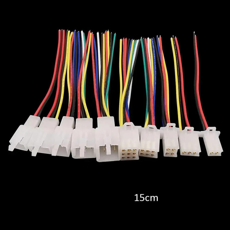 Description Picture 3 of item2.8mm Automotive Electrical Wire Connector 2/3/4/6/9 Pin Male Female Cable Terminal Male Female Socket Durable