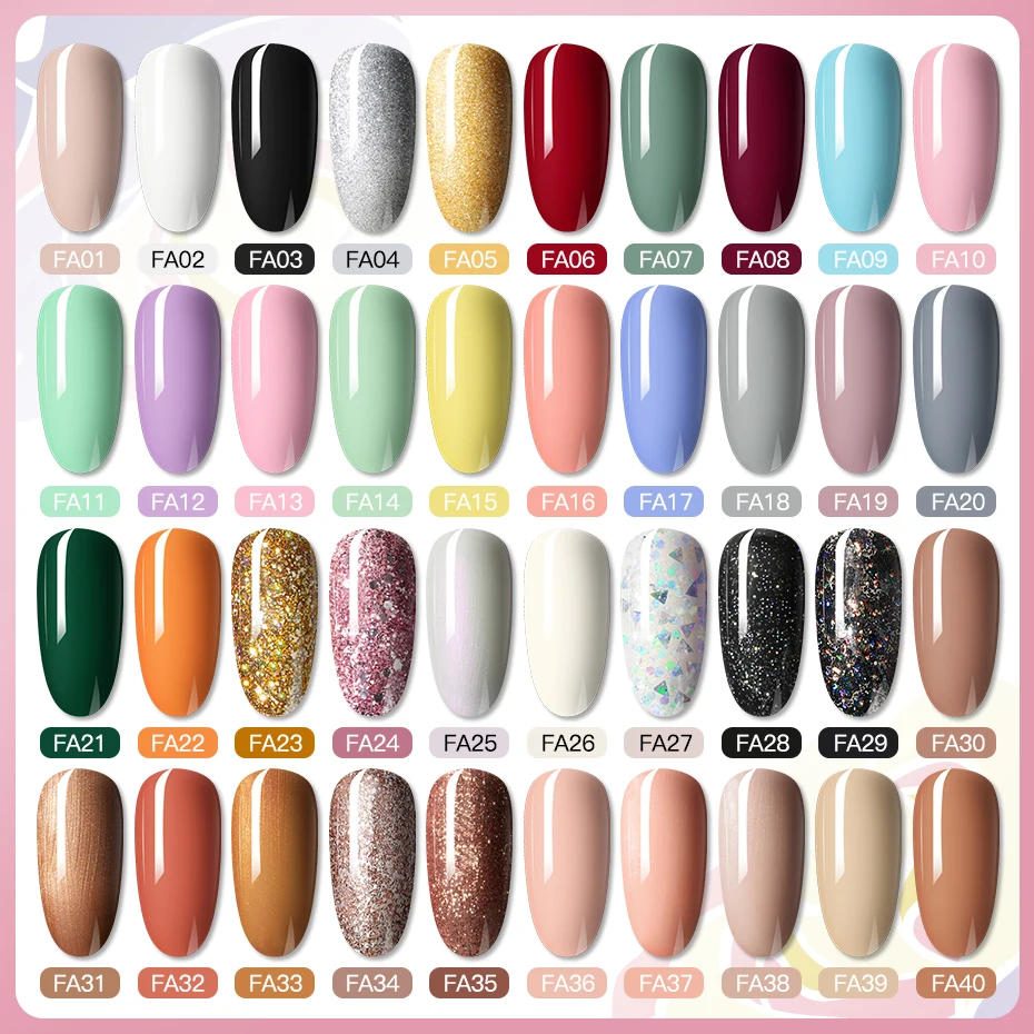 Description Picture 3 of itemROSALIND Gel Nail Polish Pure Color  UV Nail Art Design Semi Permanent Varnishes Soak Off Base Top Coat Gel Polish Need LED Lamp
