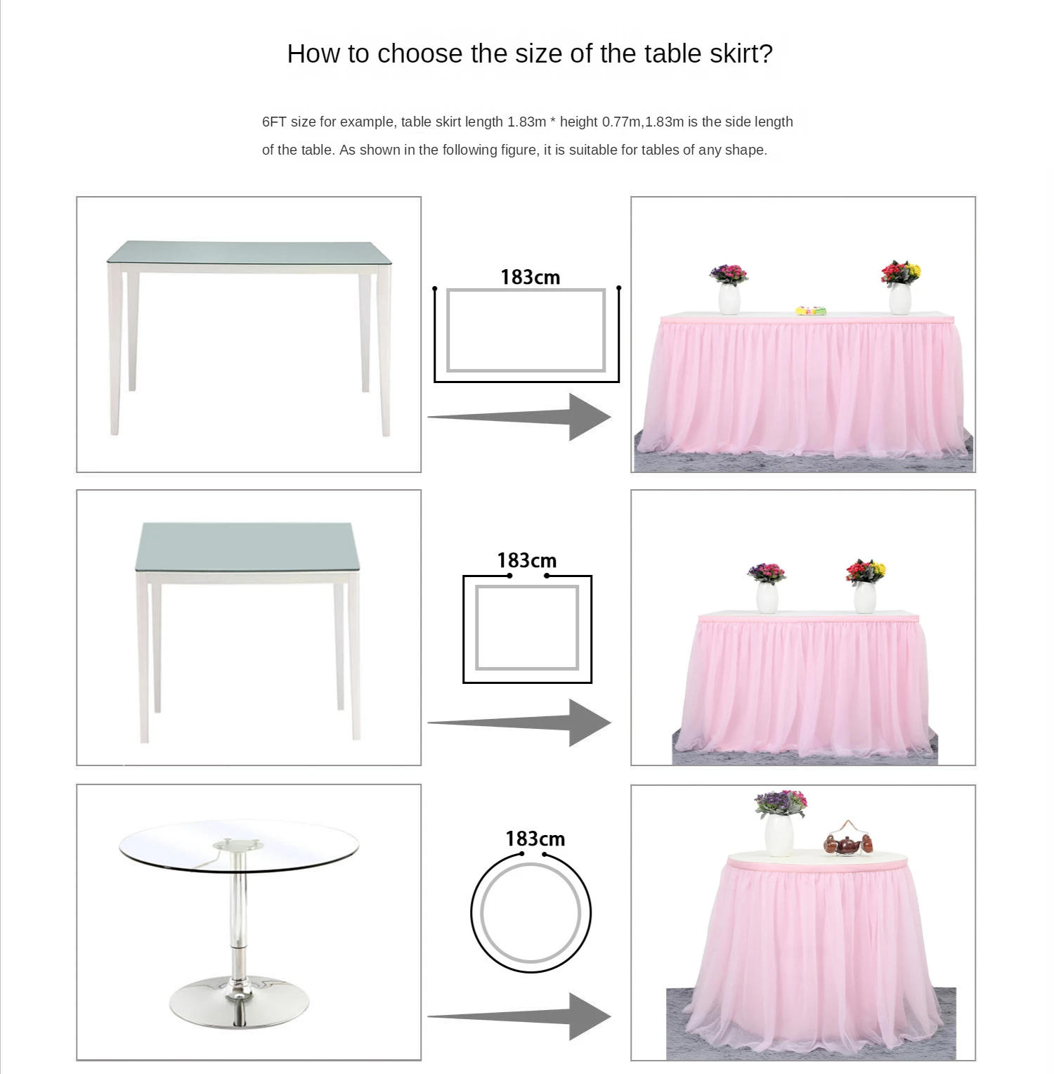 Description Picture 4 of itemTulle table skirt high-end gold-rimmed mesh wedding New Year's party decoration hotel supplies mesh table skirt table cover