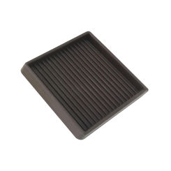 4pcs Non Slip Leg 3 Inch Floor Grip Furniture Caster Cup Protective Chair Anti-sliding Square Rubber Table Home Accessories
