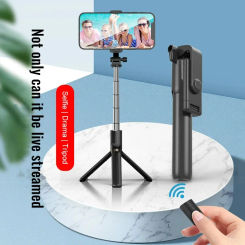 Bluetooth Selfie Stick 360° Rotate Monopod Tripod Remote Control for Phone Detachable Shutter Extendable Handheld Holder Stick