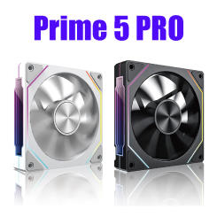 OEM PRISM 5 PRO Computer Chassis Fan 12cm ARGB 4 Pin PWM Quiet Cooling Fan 12V Large Air Volume 45.2CFM/800-1600RPM