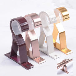 1pcs Curtain Rod Bracket Roman Rod Bracket Pull Rod Bracket Hook Aluminum Top Edge Universal Single Bracket Curtain Rod
