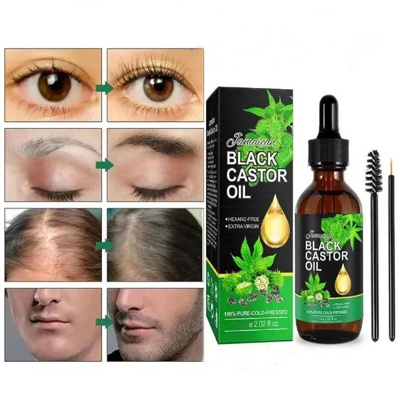 Description Picture 5 of itemOrganic Black Castor Oil for Hair Growth Jamaican Scalp Dense Hair Strengthening Hair Loss Prevention Repair Nourishing Liquid