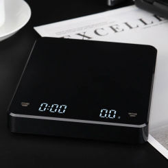 1pc Digital Scale with Timer LED Screen Espresso USB 3kg Max.Weighing 0.1g High Precision Measures in Oz/ml/g Kitchen Scale