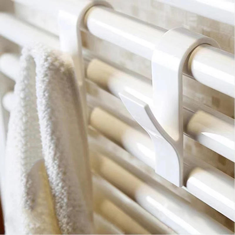 Description Picture 3 of itemHousehold Clothes Drying Rack Towel Coat Hook Bathroom Radiator Universal Bathroom Door Back Hook