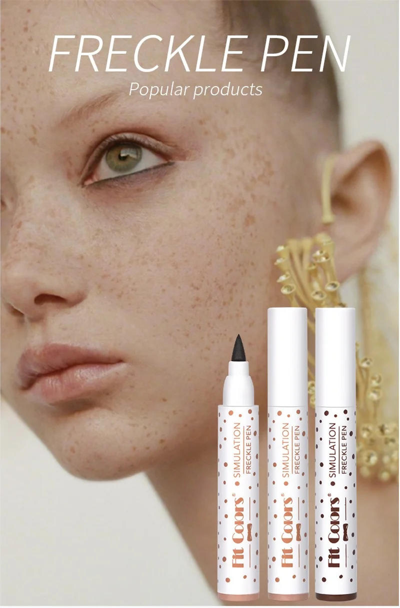 Description Picture 3 of itemFreckles Pen Waterproof Natural Simulation Fake Spot Makeup Tool Lasting Waterproof Face Dot Spot Pen Eyeliner Durable Cosmetics