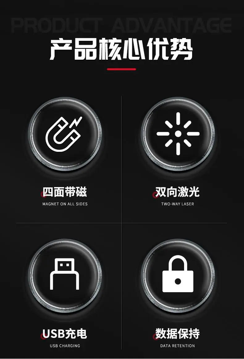 Description Picture 4 of itemDip Box High Precision Portable Digital Display Electronic Slope Angle Ruler with Magnetic Specification Slope Leveler