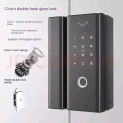 Glass Door Fingerprint Lock Framed Door Open-free Smart Password Lock Sliding Door Office Wireless Remote Control Access