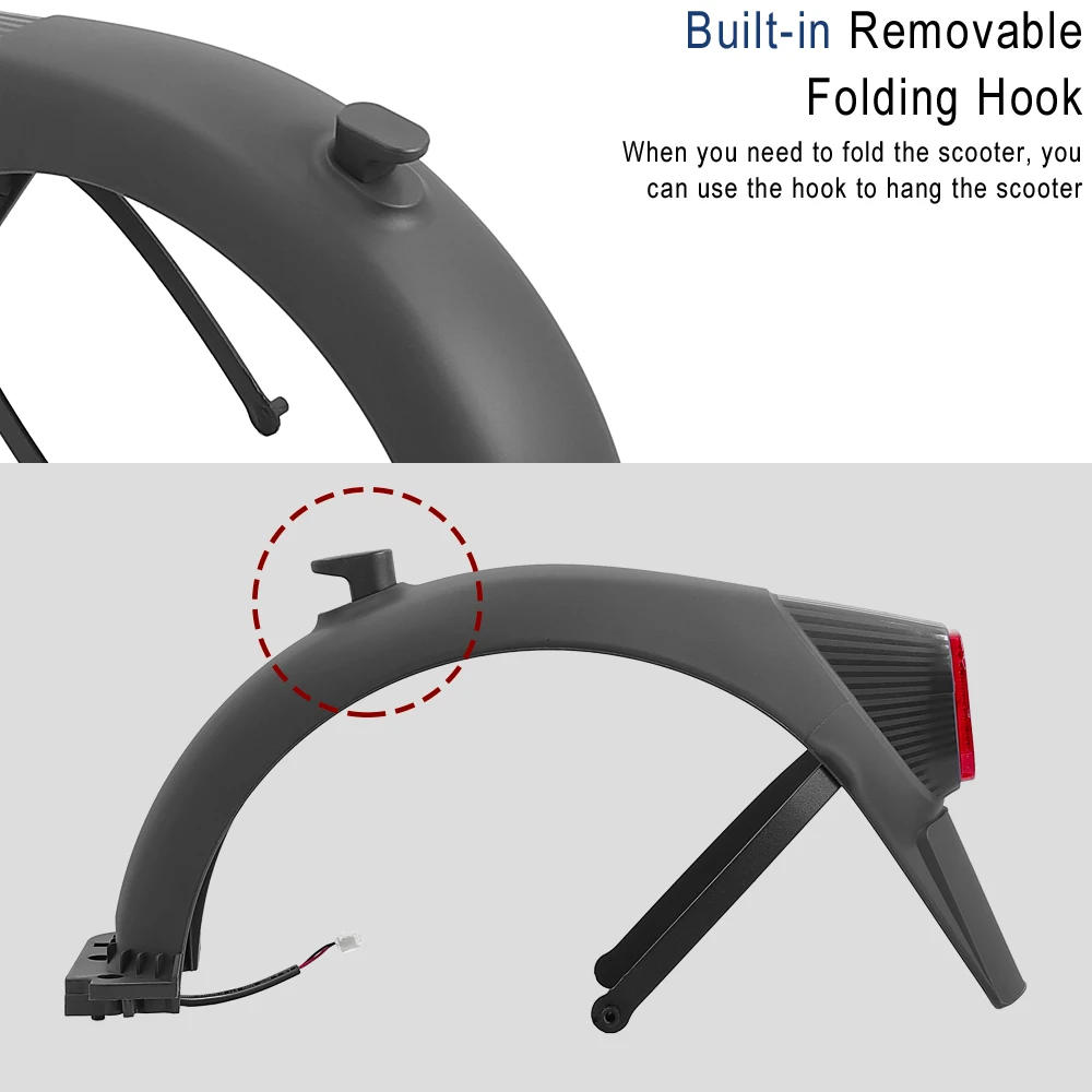 Description Picture 6 of itemOriginal Rear Fender With Support Taillight for Segway Ninebot E2 PRO Electric Scooter Rear  Mudguard Set Parts