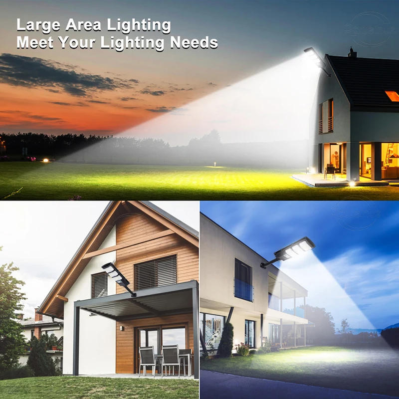 Description Picture 6 of itemPowerful LED Solar Light Outdoor with Motion Sensor Super Bright Solar Street Light Garage Wall Light Patio Garden Lantern