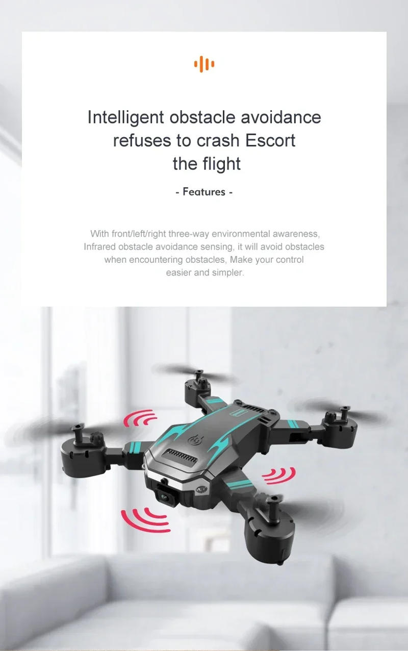 Description Picture 4 of itemXiaomi MIJIA G6Pro Professional Foldable Aerial Drone HD Camera Brushless GPS  FPV WIFI Obstacle Avoidance RC Helicopter Gifts