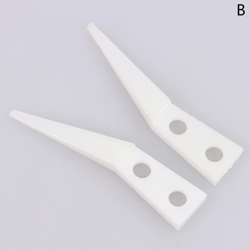 Description Picture 6 of item2pcs Insulated Straight Curved Tip Anti-static Ceramic Tweezers Electronic Industrial Ceramic Tweezers For Industry