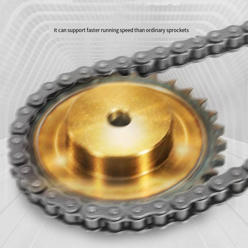 Description Picture 6 of item1pc 20 Teeth 08B Precision Industrial Drive Sprocket Wheel 45# Steel Chain Gear Bore 15/16/17/18/19/20/22/24/25/28/30/32/35mm