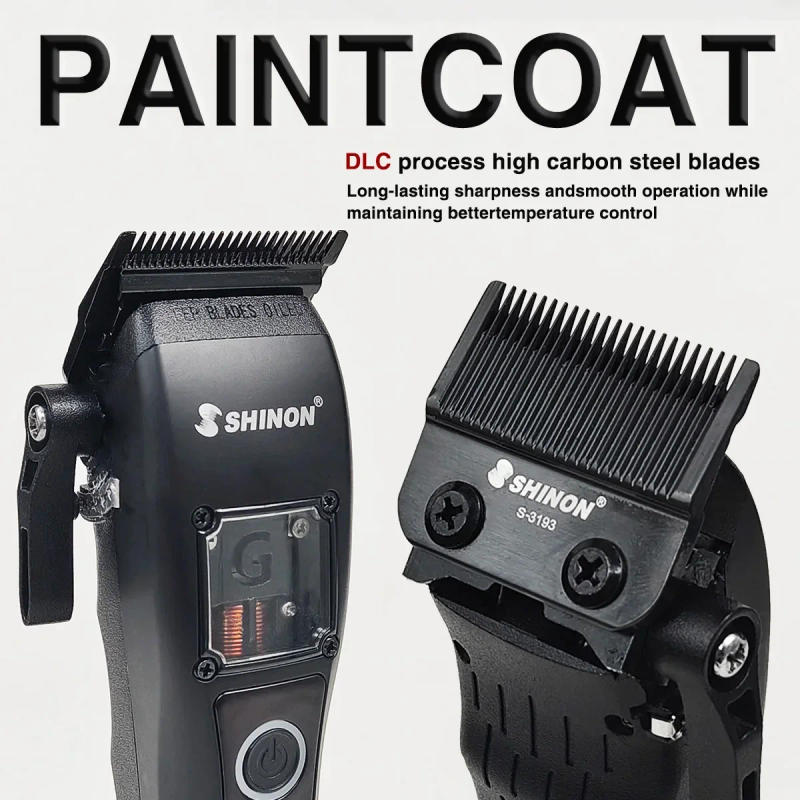 Description Picture 5 of item9500RPM 3 Covers Professional DLC FADE Blade Hair Clipper Vector Motor Base Charger Electric Hair Trimmer for Men Barber S-3193