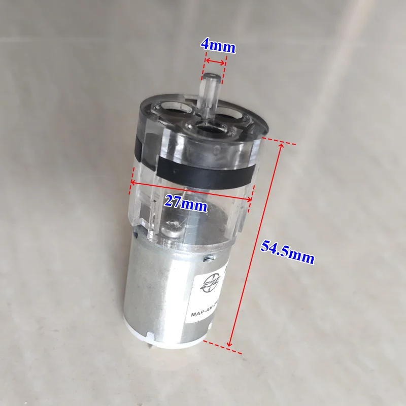 Description Picture 4 of itemJapan 27mm 370 blood pressure monitor air pump 6V xoygen supply pump R-14 micro pressure pump,label with scratches ~