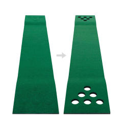 Golf Pong Putting Game Set with Front Border for Indoor & Outdoor,Training Aid for Backyard, Party, Office