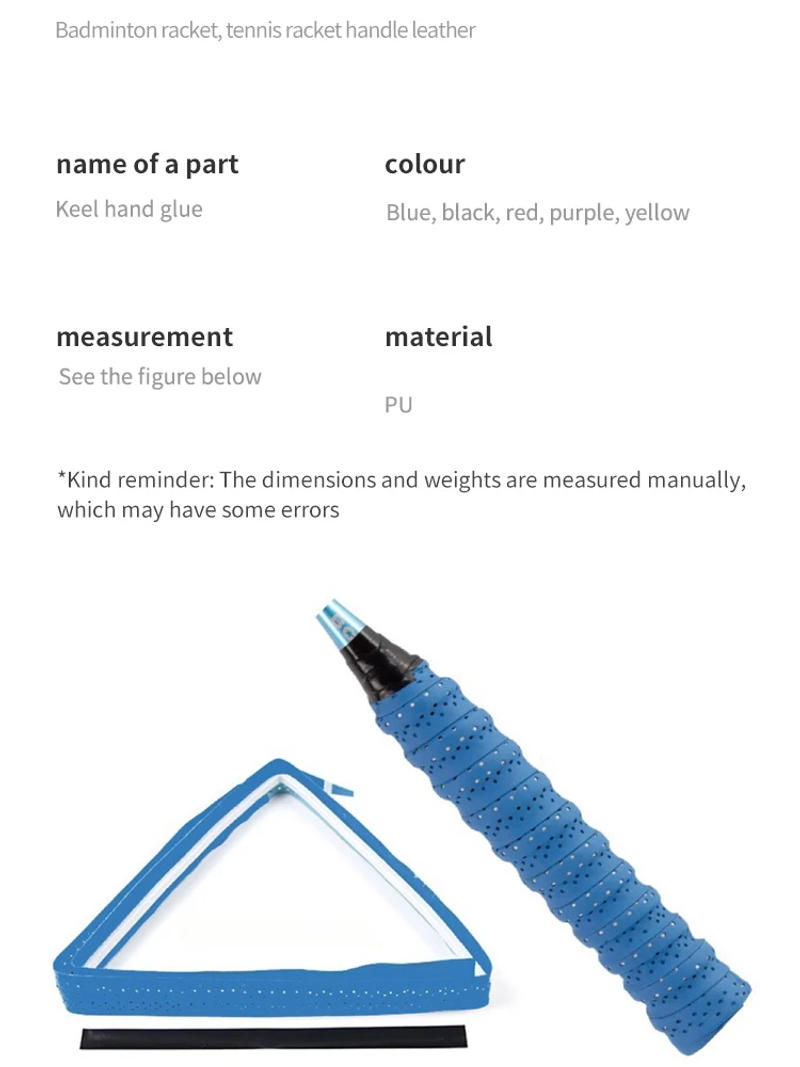 Description Picture 4 of item1pc Sweat-Free Anti-Slip Over Grip for Tennis and Badminton Rackets - Secure Your Grip and Improve Your Game