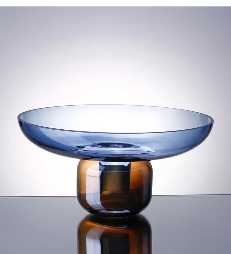 Description Picture 5 of itemGradient Colored Detachable Glass Vase Hydroponic Flower Pots Desk Decoration Artificial Flower Decorative Floral Arrangement