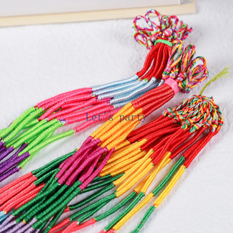 Description Picture 5 of item20Pcs Colorful Woven Rope String Bracelet Ankles for boy girl Birthday Party Favors Baby Shower Wedding Party Guests Small Gifts