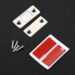 1 Set Magnetic Cabinet Catches Door Stops Magnet Invisible Soft-Catch Ultra-Thin Magnet Catch For Kitchen Closet Closer