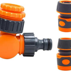 Garden Hose Connector Faucet Adapter For 1/2 Inch Hose Reel Cart Plastic Click-lock Quick ConnectionFor Watering Irrigation Gard