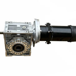 Brushed Copper Nmrv Worm Gear Reduction Motor Low Speed High Torque 200w300w