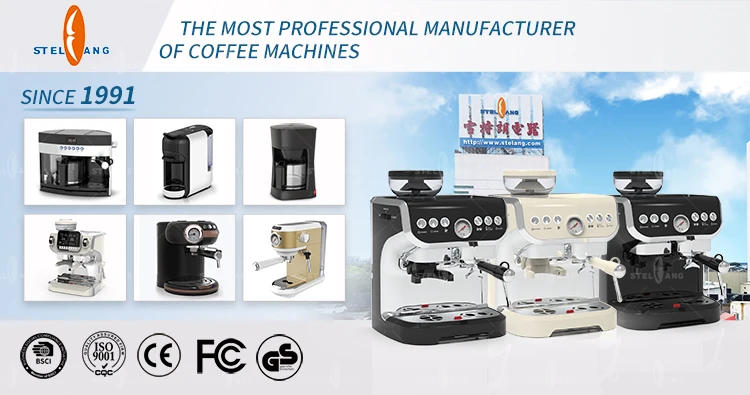 Description Picture 2 of itemElectric Professional Classic Automatic American Coffee Single Serve Espresso Coffee Maker With Grinder