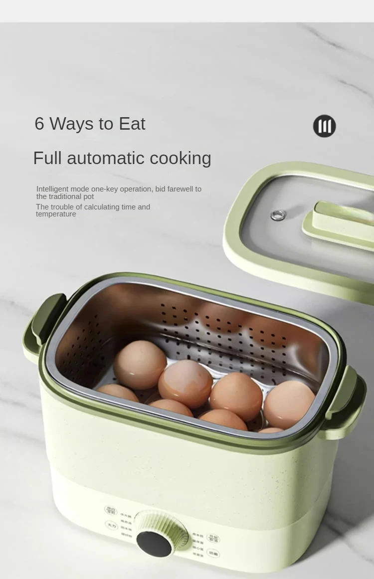 Description Picture 5 of item220V Automatic Electric Egg Boiler for Salad Household Multi Cooker Food Steamer Auto-off  for Breakfast