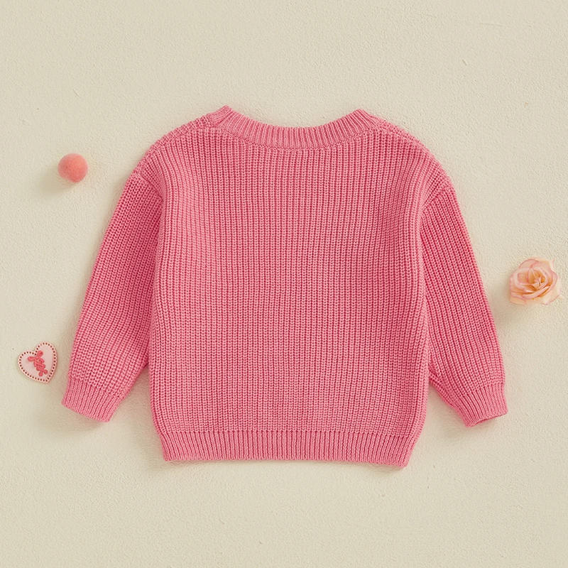 Description Picture 3 of itemCitgeett Spring Infant Baby Girl Birthday Sweaters Long Sleeve Strawberry Embroidery Knit Pullover Tops Clothes