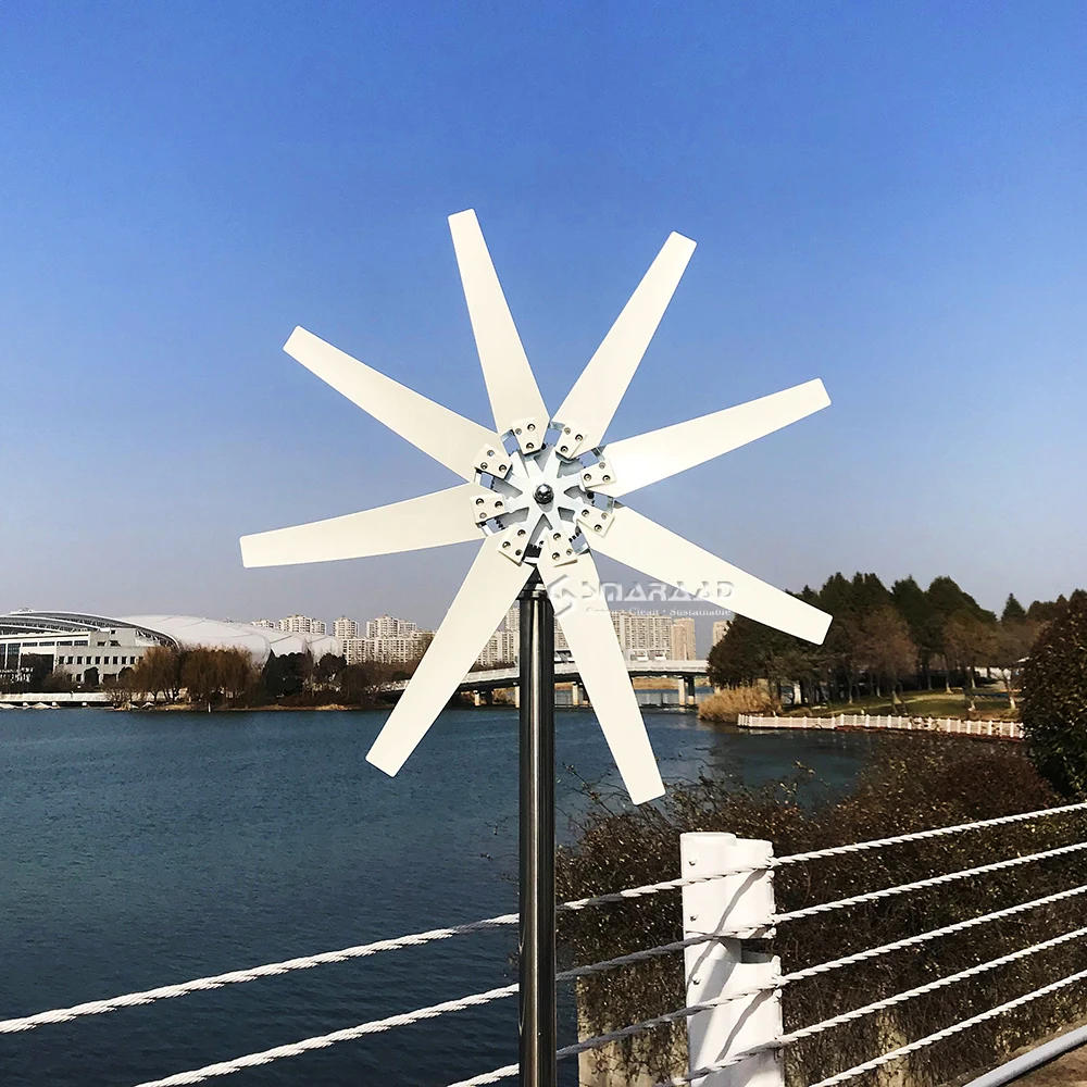 Description Picture 4 of item2000W Small Horizontal Axis Wind Turbine Generator Alternator Real Efficiency 2kw 12v 24v 48v Free Energy Windmill For Homeuse