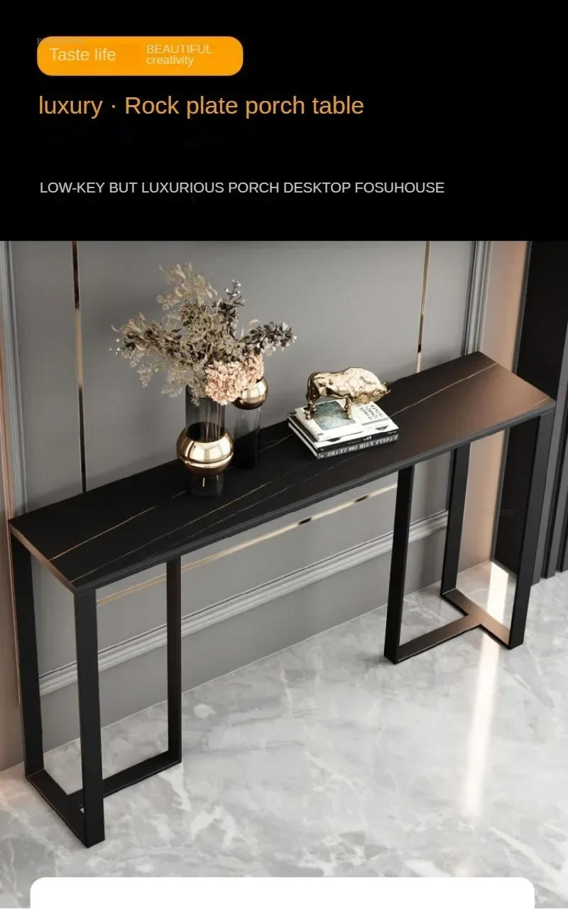 Description Picture 5 of itemItalian Console Tables Minimalist Corridor Decoration Entryway Tables Home Furniture Living Room Luxury End View Table k