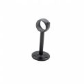 1 Piece Heavy Duty Three Holes Stainless Steel Curtain Rod Bracket Holder for 1 Inch Drape Pole with Adjustable Screws