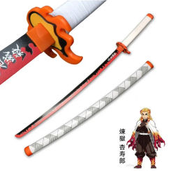 80cm Demon Slayer Sword Katana JaponesaTanjirou Anime Swords Weapon Model Ninja Kids Toys Cosplay Swords Prop Boy Gift Toy Sword