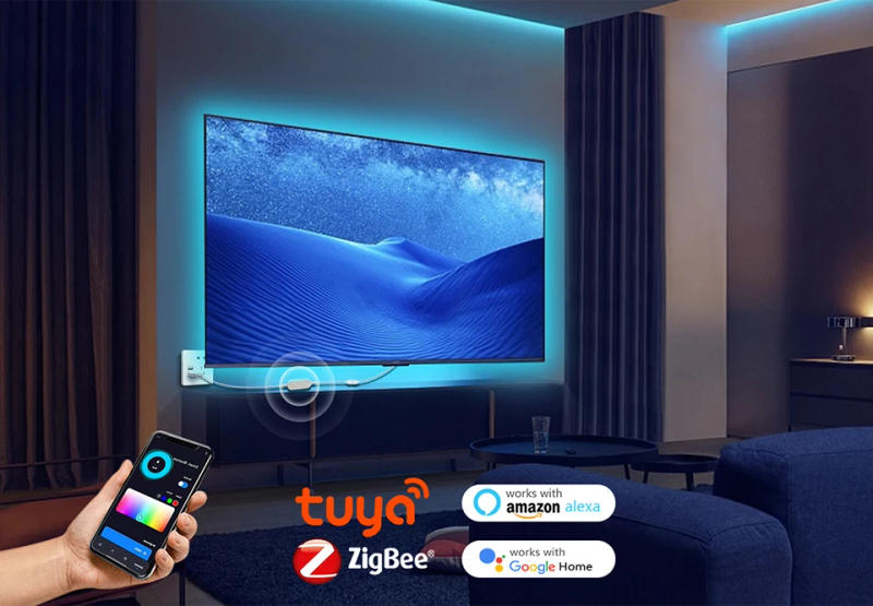 Description Picture 2 of itemSmart LED Strip Controller 5V USB Cable Power Zigbee Switch Remote Control Suitable for Tuya Smmart Life Google Gome Alexa