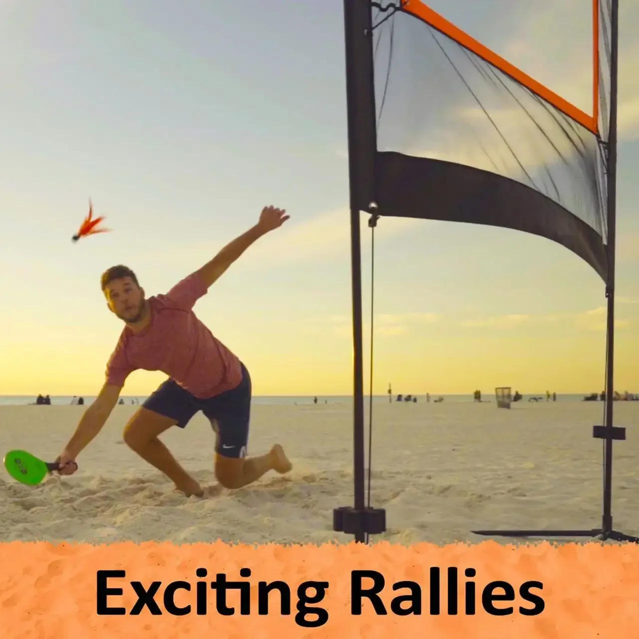 Description Picture 4 of itemBadminton Net Set Indoor Sports Pickleball Backyard Outdoor Shuttlecock ball Carry Bag Beach Tennis Practice game Games