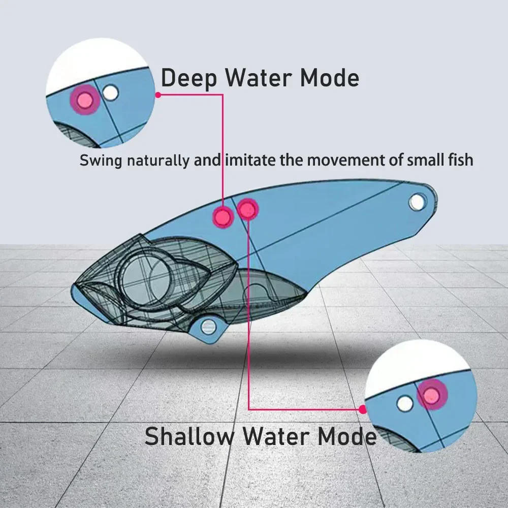 Description Picture 3 of itemVIB Metal Jig Lure 7g 10 14g 17g 20g Spinner Spoon Blade Spinning Hook Fishing Tackle Fishhook Swimbait Pesca Spinnerbait Bait