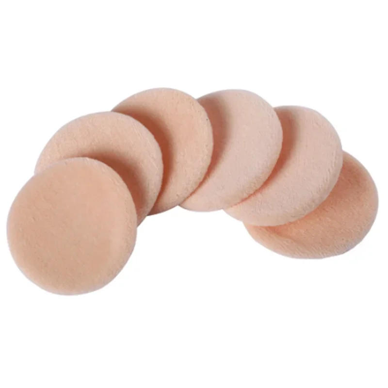 Description Picture 6 of item6pcs Round Facial Powder Foundation Puff ,Portable Soft Cosmetic Puff For Makeup Application, Beauty Tool Essential Make Up