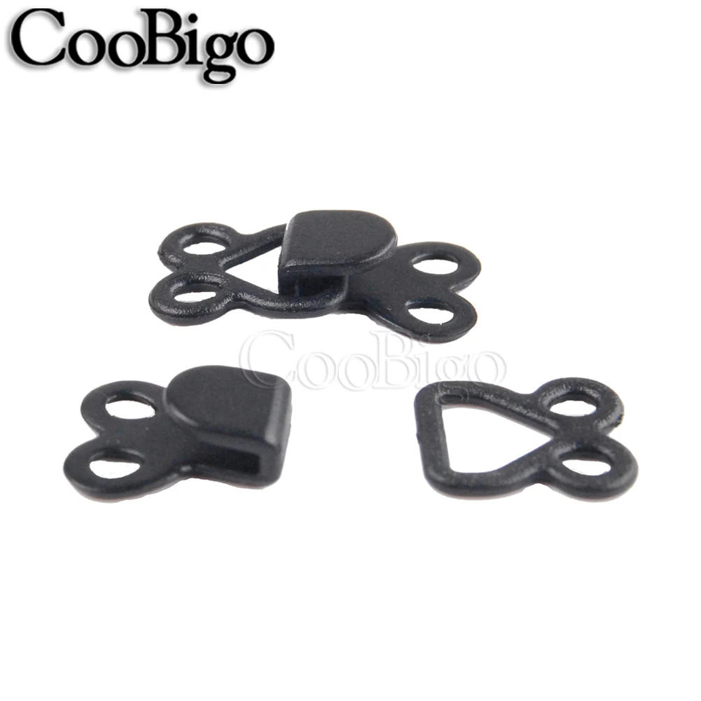 Description Picture 5 of item50pcs Plastic Hook And Eye Clasp Button Buckle For Garment Trousers Skirts Bras Sewing Accessories Size 20X10mm