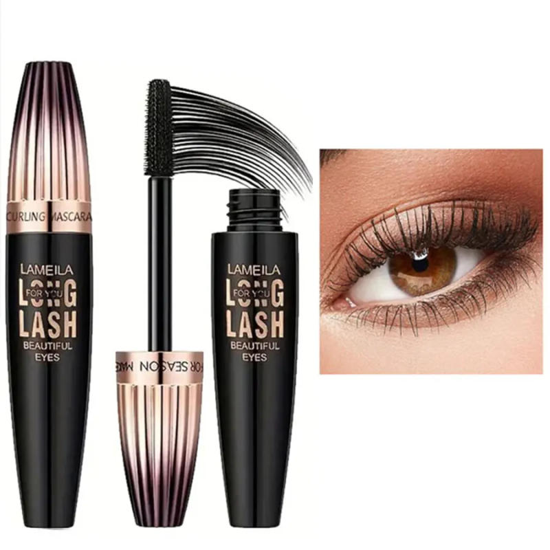 Description Picture 4 of itemWaterproof 4D Mascara Thick Long Smudge-proof Plump Encrypted Long-lasting Curling Large Eye Makeup, Makeup Tools