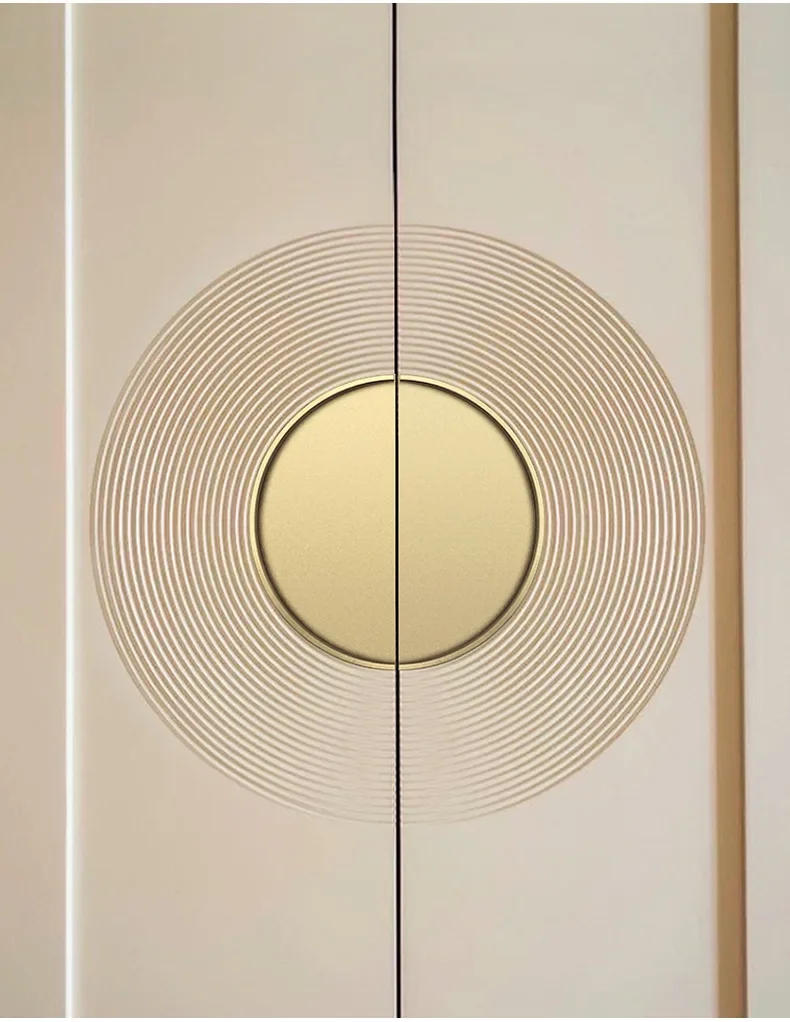 Description Picture 5 of itemModern American Semicircle Golden Embedded Cabinet Handle Square Drawer Knob Hardware Furniture Accessories Door Pulls