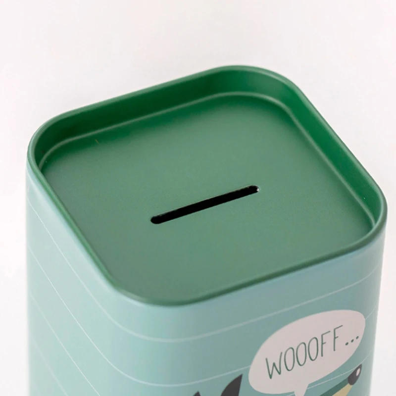 Description Picture 6 of item1pc Piggy Bank Metal Coin Box Cute Sundries Cans Storage Cans Gift Cans Home Decor Household Saving Money Box