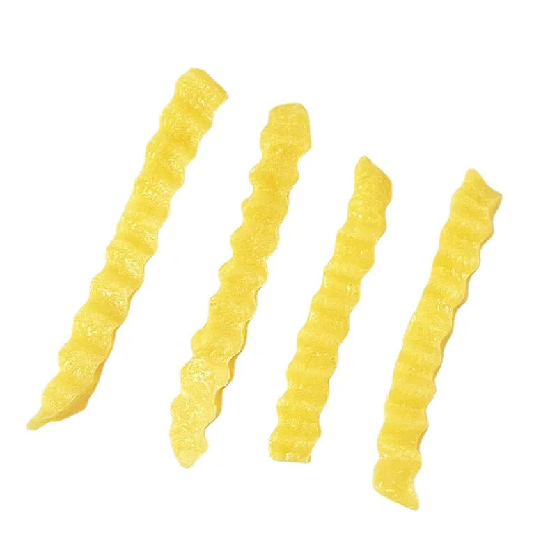 Description Picture 5 of itemSimulation Fries Model Artificial Food Kids Game Props Wolf Tooth Fries Fake Potato Chips Fast Food Restaurant Window Display
