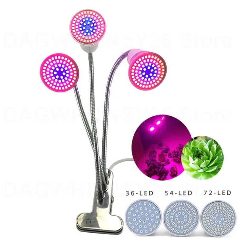 Description Picture 6 of item3 Head 36 54 72 LED plant flower lamp growing light for indoor green house tent growbox hydro flower room growing lights U26